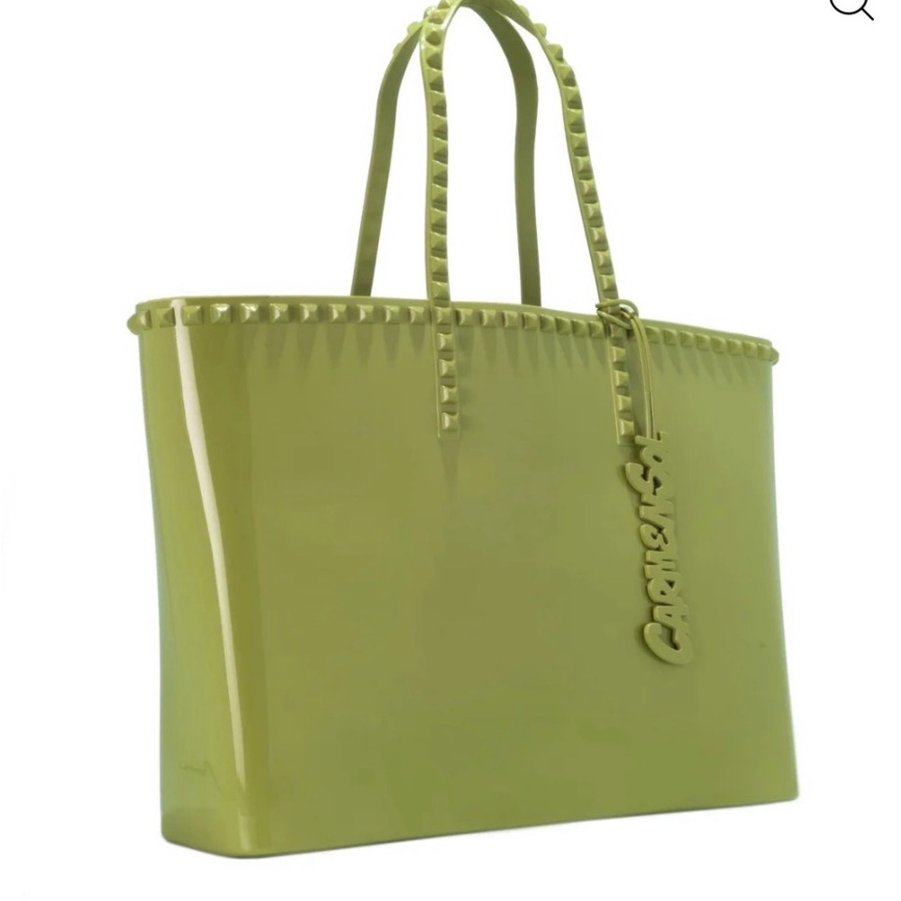 Stylish Green Handbag CARMEN SOL Angelica Olive Green Shoulder Bag Purse